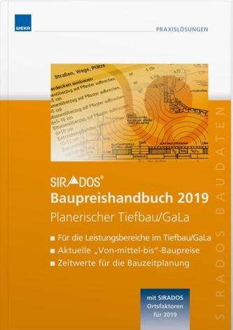 SIRADOS Baupreishandbuch 2019 Planerischer Tiefbau/GaLa
