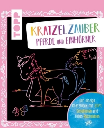 Kratzelzauber Pferde und Einhörner