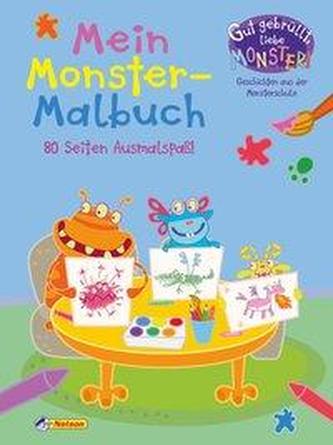 Gut gebrüllt, liebe Monster - Mein Monster-Malbuch
