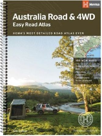 Australia Easy Read Road and 4WD Atlas