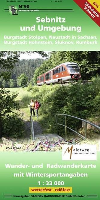 Sebnitz und Umgebung 1 : 33 000