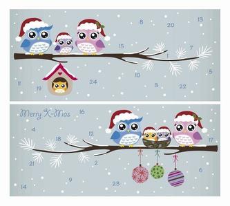 Eulen- Adventskalender