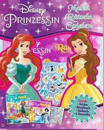 Disney Prinzessin: Malen - Rätseln - Stickern