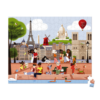 Puzzle pro děti Paříž Janod 200 ks