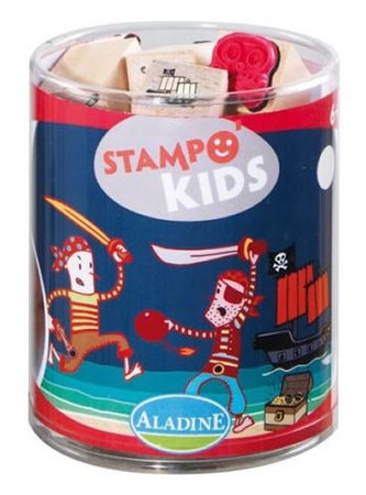Razítka Stampo Kids - Piráti, 15 ks
