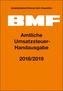 Amtliche Umsatzsteuer-Handausgabe 2018/2019