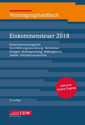 Veranlagungshandbuch Einkommensteuer 2018