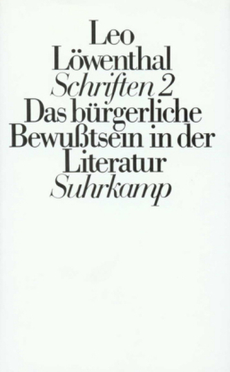 Das bürgerliche Bewußtsein in der Literatur