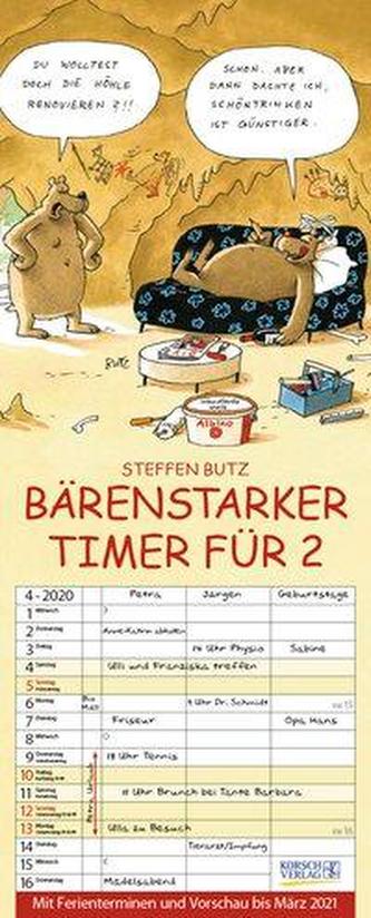 Bärenstarker Timer für 2 2020
