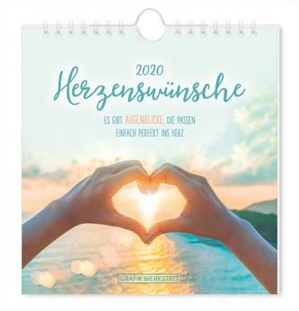 Herzenswünsche 2020 Postkartenkalender