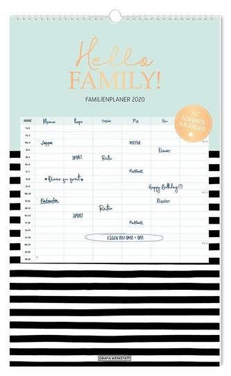 Familienplaner 2020 XXL