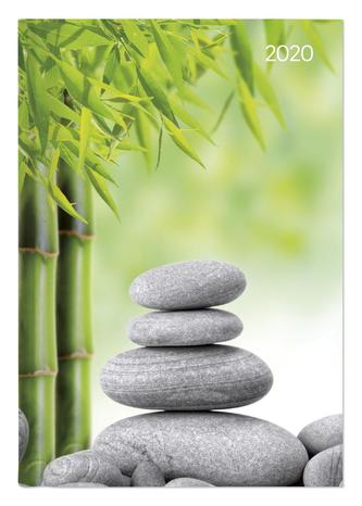Buchkalender Style Zen 2020 - Bürokalender A5
