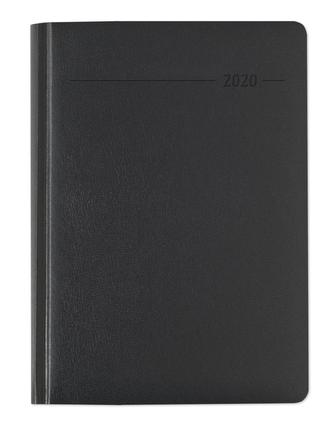 Buchkalender Balacron schwarz 2020 - Bürokalender A5