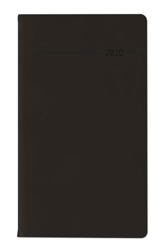 Slimtimer Touch PVC schwarz 2020 - mit Adressbuch