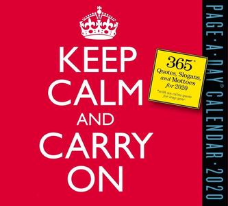 Keep Calm and Carry On 2020 Page-A-Day Calendar