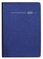 Taschenkalender Buch Metallic blau 2020