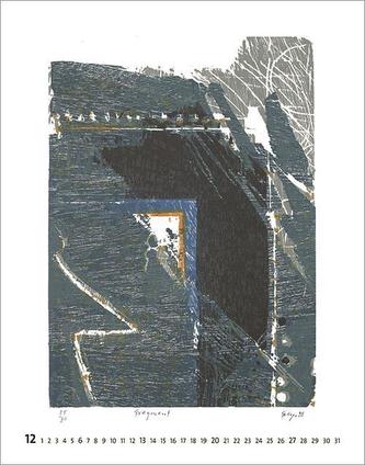 Lebenszeit 2020 - Holzschnitte, Wandkalender