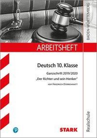 STARK Arbeitsheft Realschule - Deutsch - BaWü - Ganzschrift 2019/20 - Dürrenmatt: Der Richter und sein Henker