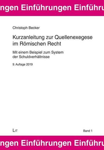 Kurzanleitung zur Quellenexegese im Römischen Recht
