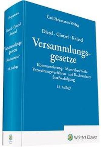 Dietel/Gintzel/Kniesel Versammlungsgesetze