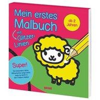 Mein erstes Malbuch mit Glitzer - Schaf