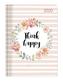 Ladytimer Think happy 2020 - Taschenkalender A6 (11 x 15)