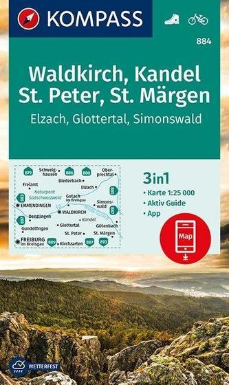 Waldkirch, Kandel, St.Peter, St. Märgen 1:25 000