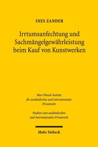 Irrtumsanfechtung und Sachmängelgewährleistung beim Kauf von Kunstwerken