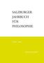 Salzburger Jahrbuch für Philosophie LXIII - 2018