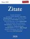 Zitate - Kalender 2020