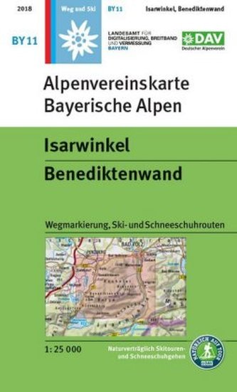 BY 11 Isarwinkel, Benediktenwand Alpenvereinskarte 1 : 25.000