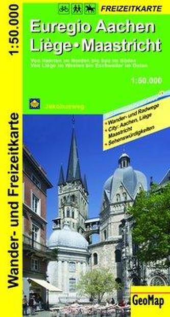 Euregio Aachen, Liege, Maastricht 1:50.000 Wander- und Freizeitkarte