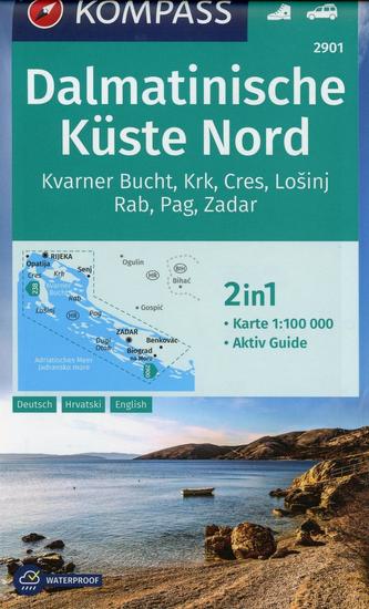 Dalmatinische Küste Nord 1:100 000
