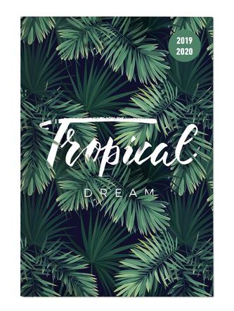 Collegetimer Jungle 2019/2020 - Dschungel - Schülerkalender A6 (10 x 15)