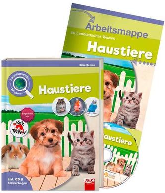 Leselauscher Wissen: Haustiere (inkl. CD & Stickerbogen). Set