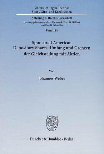 Sponsored American Depositary Shares: Umfang und Grenzen der Gleichstellung mit Aktien