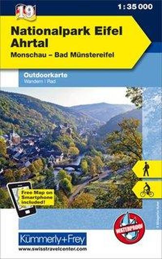 KuF Deutschland Outdoorkarte 19 Nationalpark Eifel - Ahrtal 1 : 35.000.