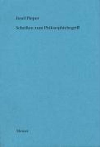 Schriften zum Philosophiebegriff