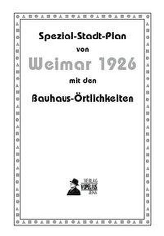 Spezial-Stadt-Plan von Weimar 1926