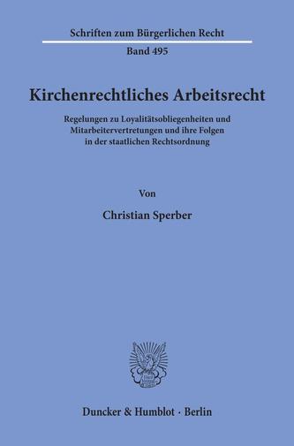 Kirchenrechtliches Arbeitsrecht.