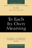 To Each Its Own Meaning, Revised and Expanded