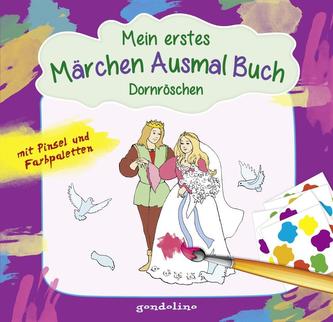 Mein erstes Märchenausmalbuch mit Pinsel und Farbpalette: Dornröschen