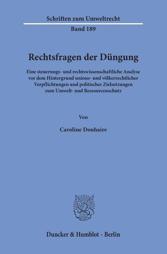Rechtsfragen der Düngung