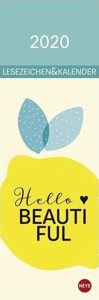 Spruch Lesezeichen & Kalender 2020