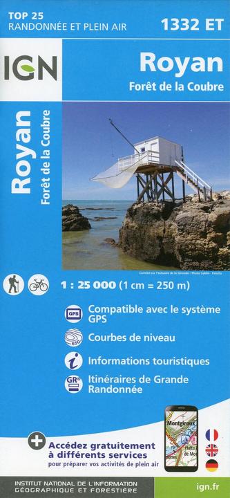 Royan.Forêt de la Coubre 1:25 000