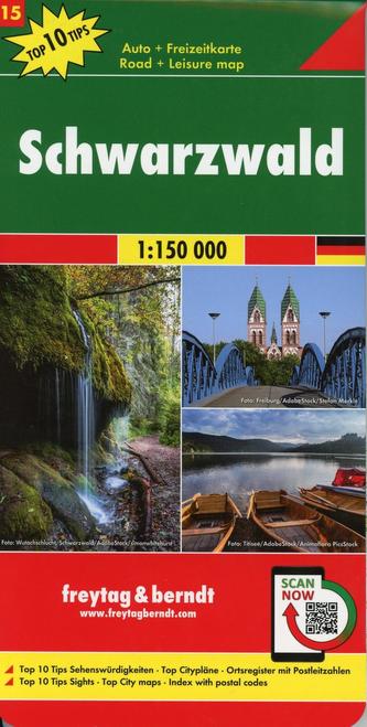 Schwarzwald, Autokarte 1:150.000, Top 10 Tips, Blatt 15