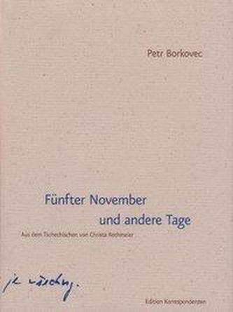 Fünfter November und andere Tage