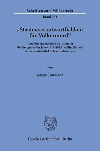 »Staatenverantwortlichkeit für Völkermord«
