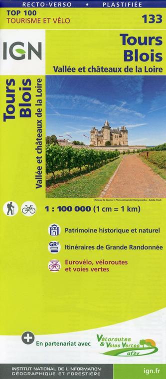 Tours Blois 1:100 000