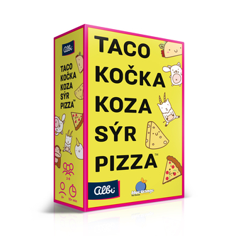 Taco, kot, koza, ser, pizza
